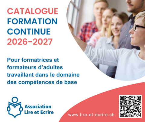 Catalogue de formation continue 2026-2027 | Association Lire et écrire