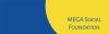 logo Mega Social Foundation bleu jaune